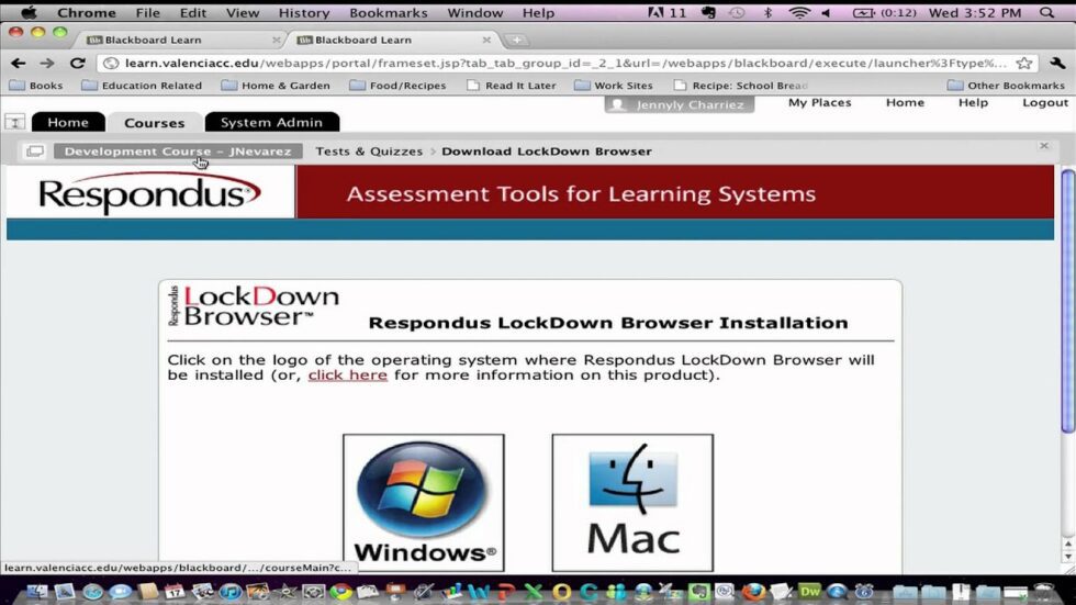 Respondus Respondus Lockdown Browser How To Download | Online