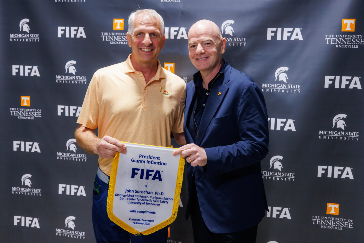 FIFA President Commends Pioneering Turf Innovations at UT Ahead of Future World Cups