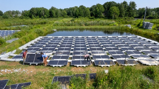 Floating Solar Panels: Unintended Consequences for Small Ponds and Greenhouse Gases