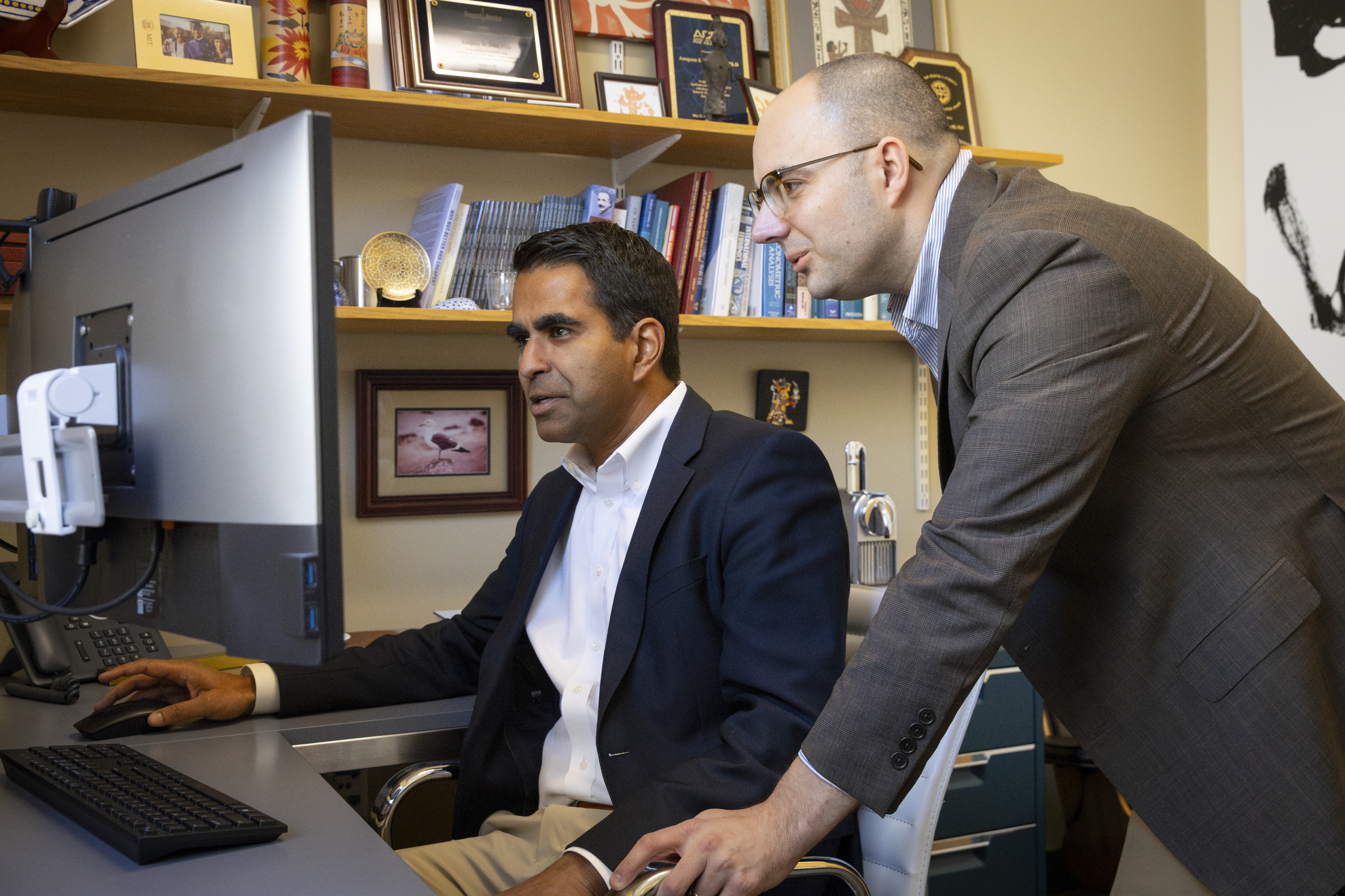 Anupam B. Jena (left) and Christopher Worsham.