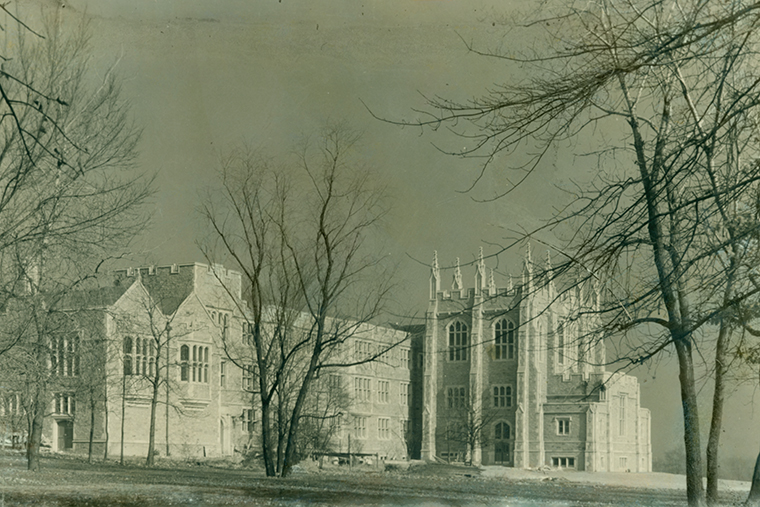 Brown Hall, as it appeared in 1937.