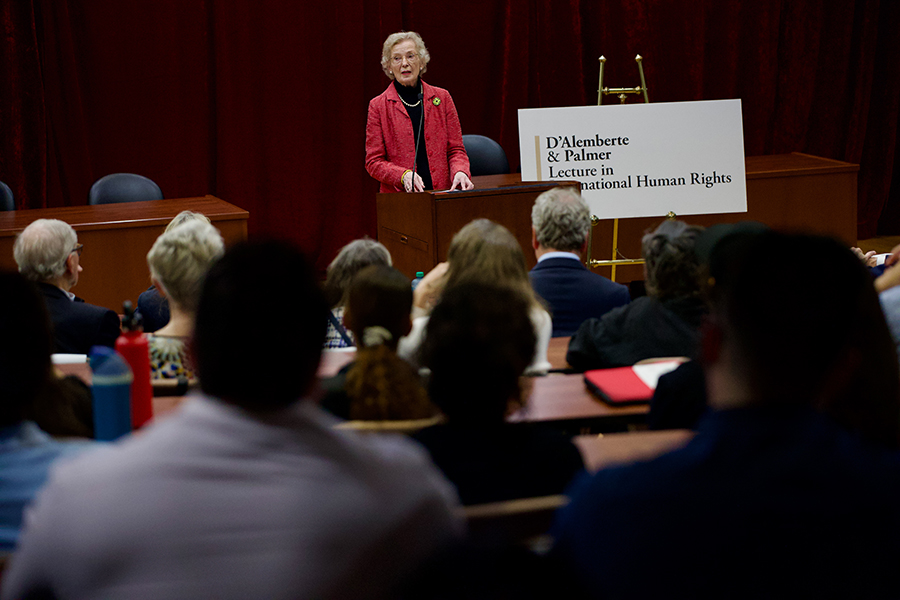 Former Irish President Delivers Compelling Lecture at FSU Law on the Erosion of Global Rule of Law