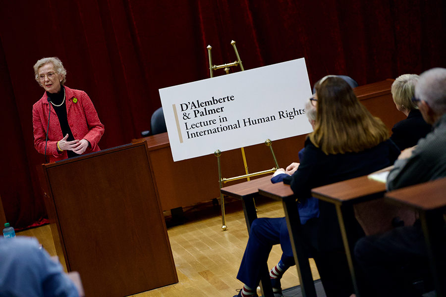 Mary Robinson Graces the D’Alemberte &amp; Palmer Lecture on Global Human Rights