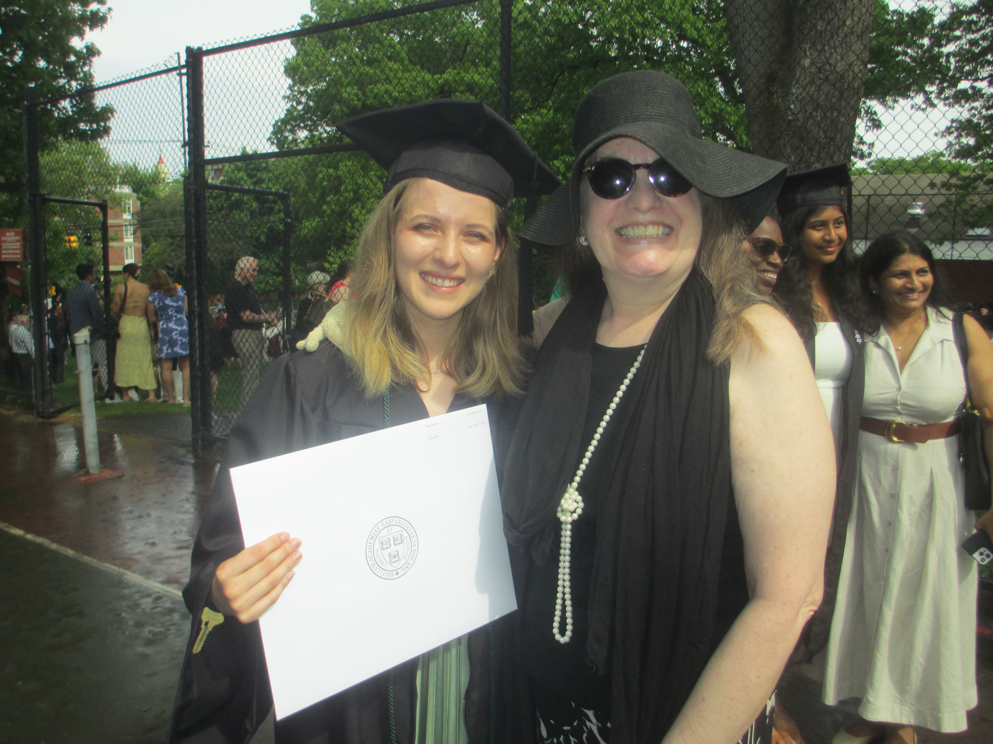 Maura Gallagher (right) with Ana Breznik.