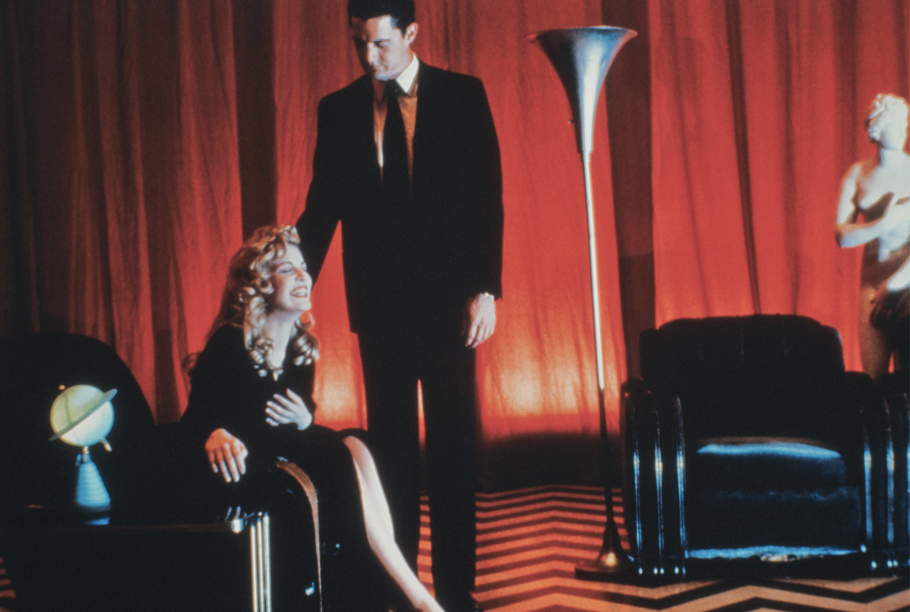 Image from Twin Peaks featuring two characters