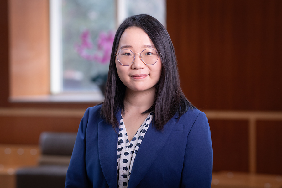 Assistant Professor of chemistry and biochemistry Yan Zeng. (Devin Bittner/FSU College of Arts and Sciences)