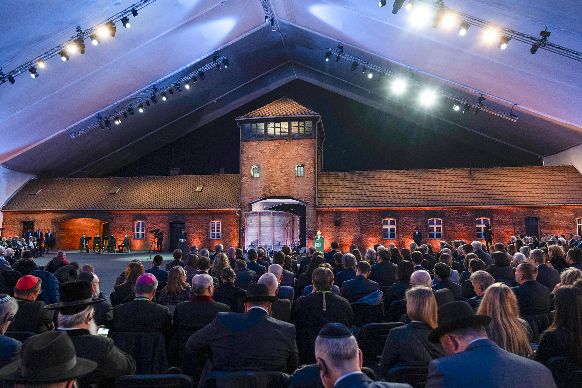 Event commemorating the 80th anniversary of the liberation of Auschwitz.