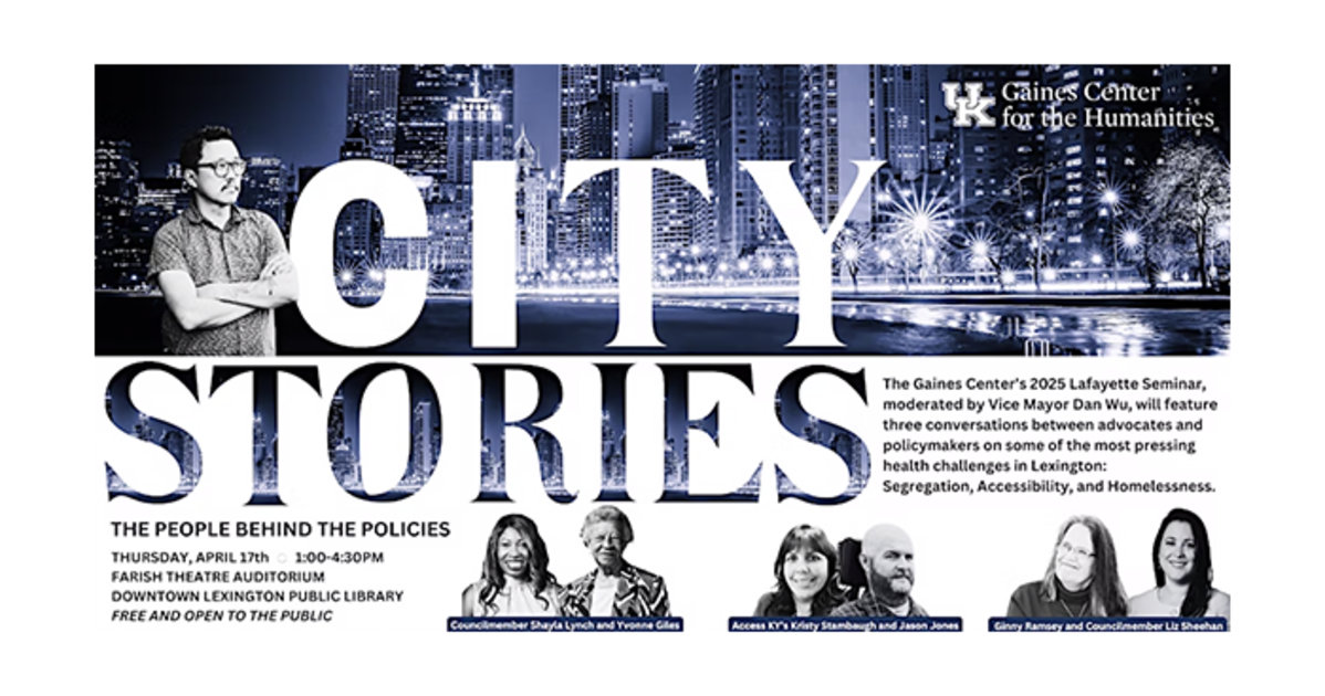 UK Gaines Center to host Lafayette Seminar on Public Issues