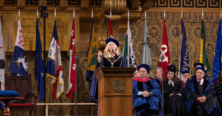Crafting Tomorrow: Highlights from President McInnis’ Inaugural Address at Yale