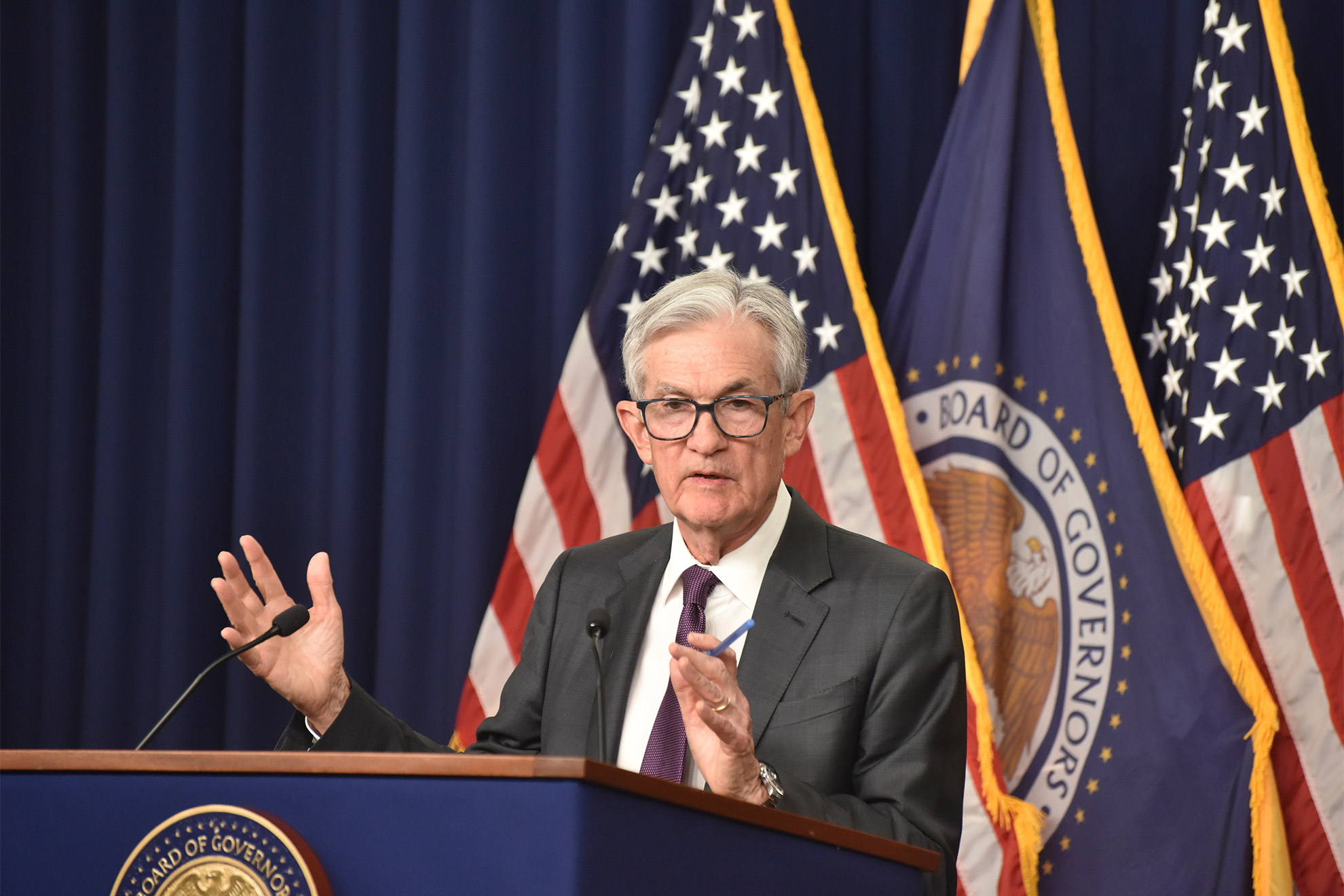 Chairman of the Federal Reserve Jerome Powell