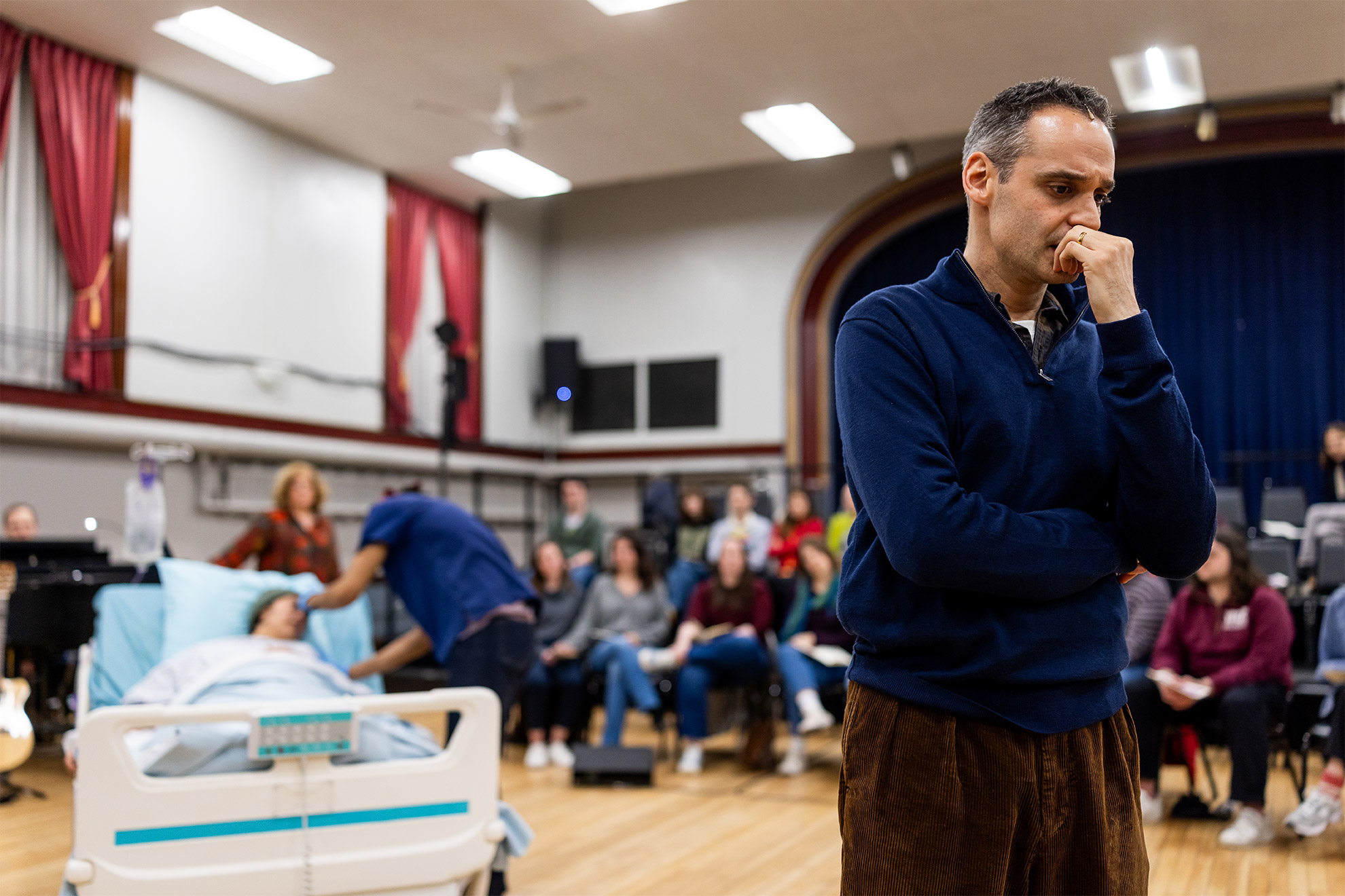Jonathan Raviv in A.R.T.’s world premiere production of “Night Side Songs.”