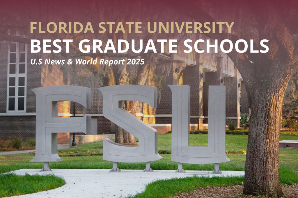 Florida State University's graduate programs stand out in the 2025 U.S. News & World Report rankings, featuring 21 programs within the Top 25 among public universities. (Florida State University/Samantha Haas)