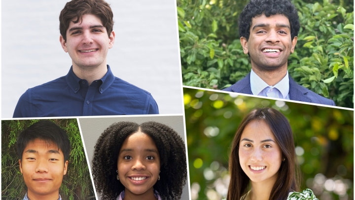 Five Students Recognized with Prestigious Goldwater Fellowships