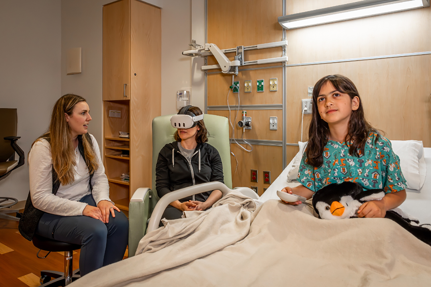 Transformative VR Meditation: Easing Anxiety for Parents of Hospitalized Kids
