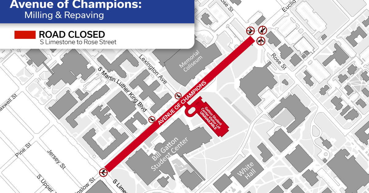 Avenue of Champions to close on Monday