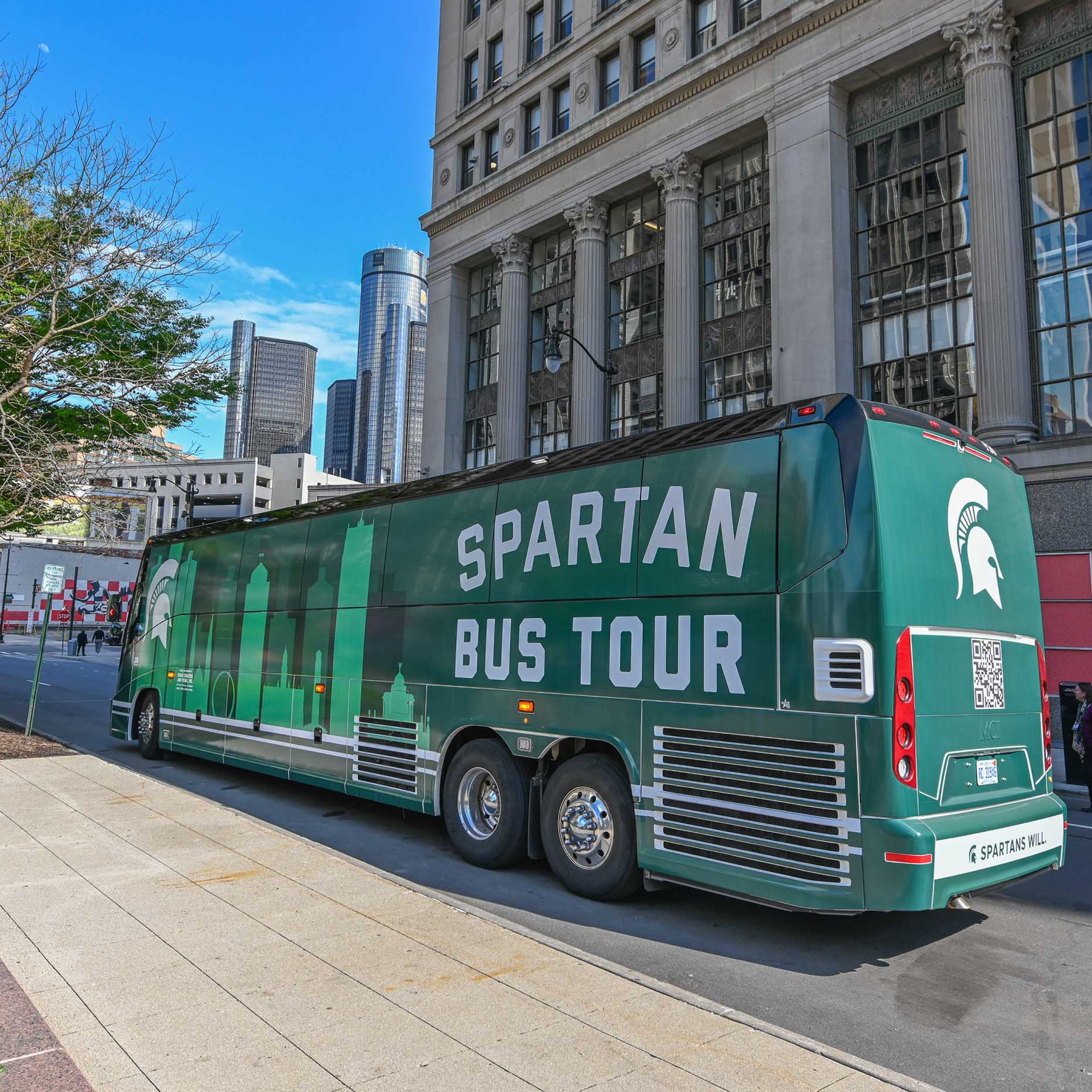 Detroit shines: Creating community, celebrating innovation, embracing resilience on the Spartan Bus Tour