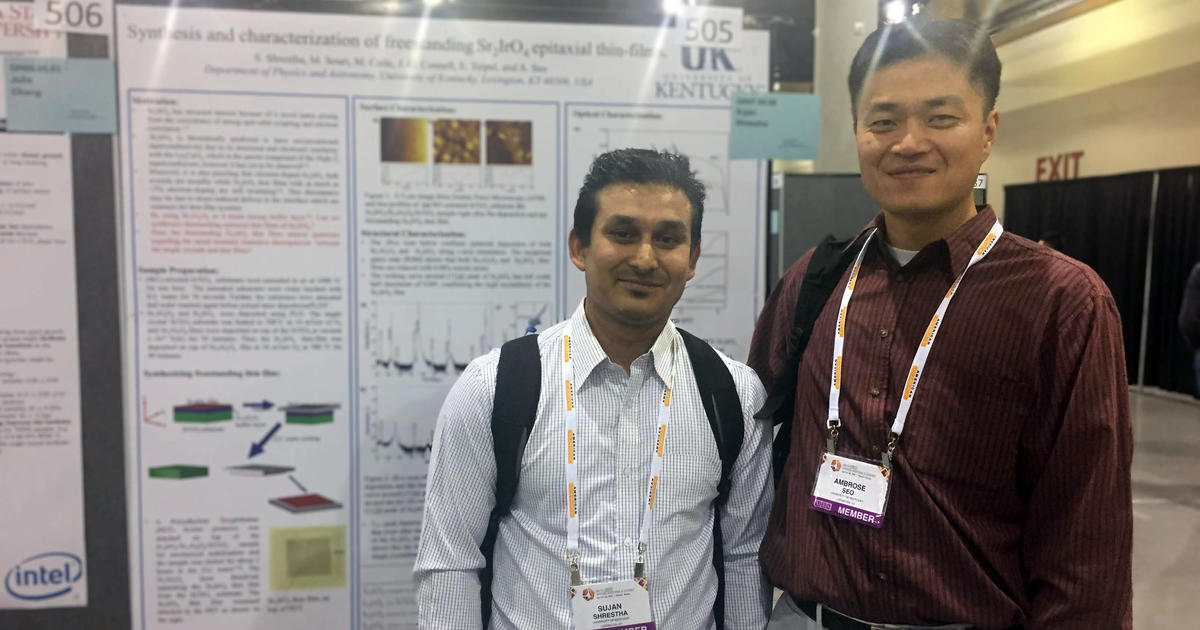 University of Kentucky physics breakthrough could lead to faster, more efficient electronics