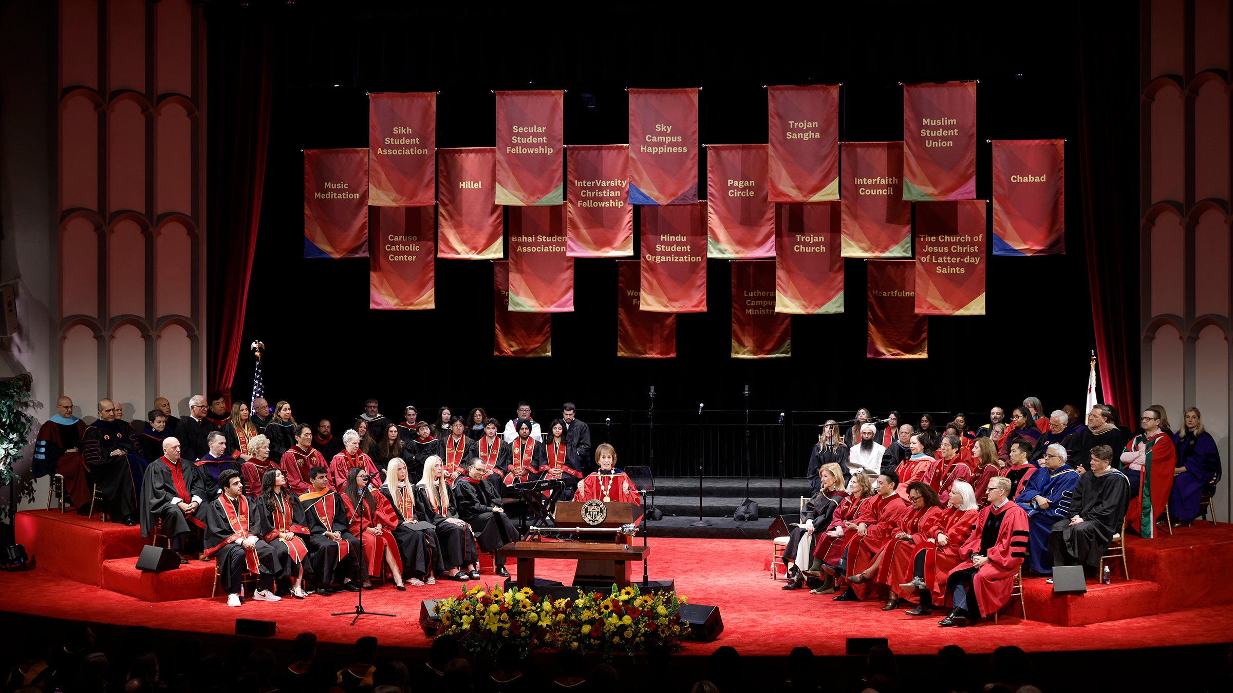 Inspiring Words: Arianna Huffington and Carol Folt Shine at Baccalaureate Ceremony