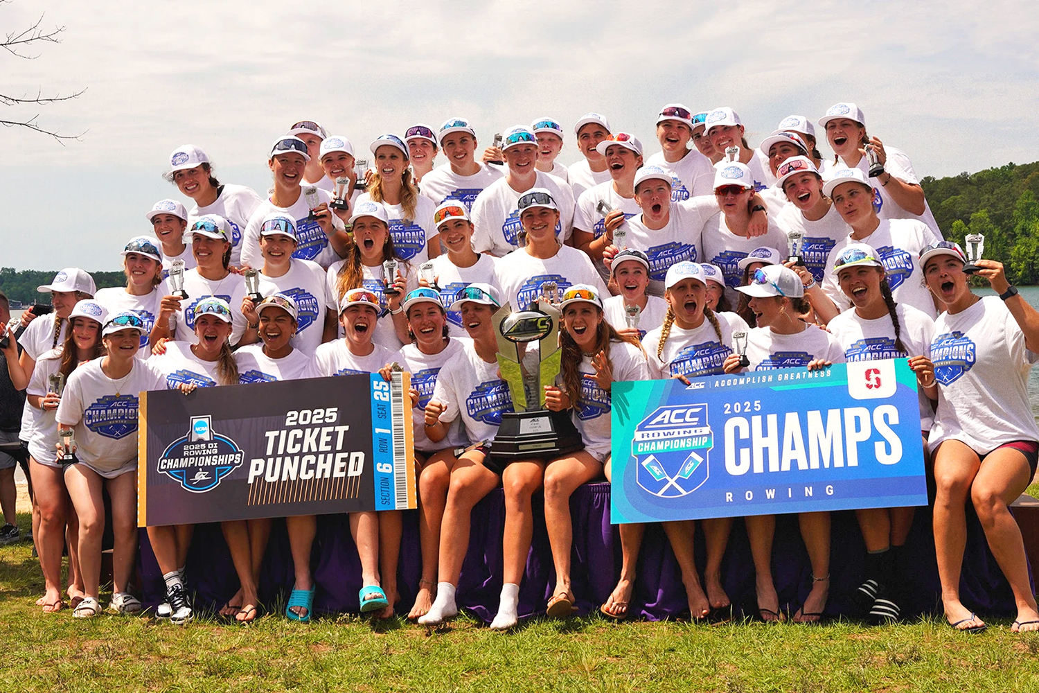 Stanford Rowing Secures Fourth Straight Conference Championship