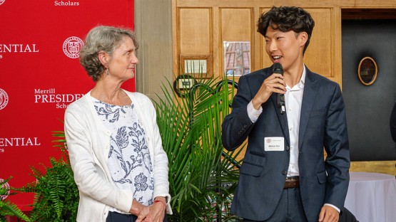 Merrill Scholars Celebrate the Mentors Behind Their Achievements