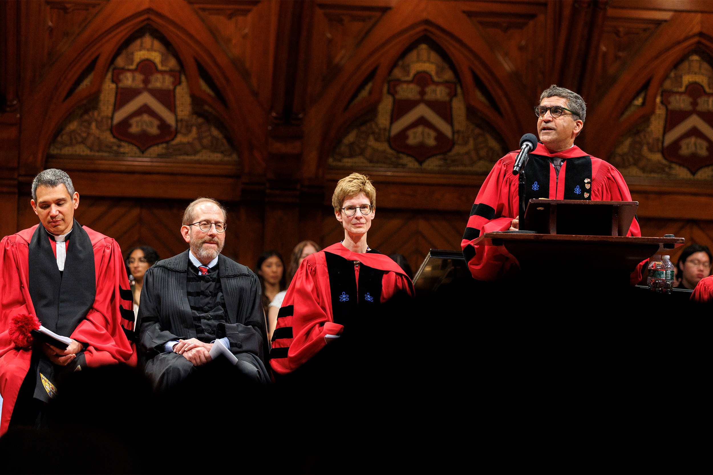 Phi Beta Kappa Literary Exercises occur in Sanders Theatre.