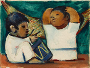 Jean Charlot (French American, 1898 – 1979), untitled, n.d. Watercolor, 11 1/2 × 15 3/16 inches. Georgia Museum of Art, University of Georgia; Gift of the Estate of C.L. Morehead Jr. 2023.321.