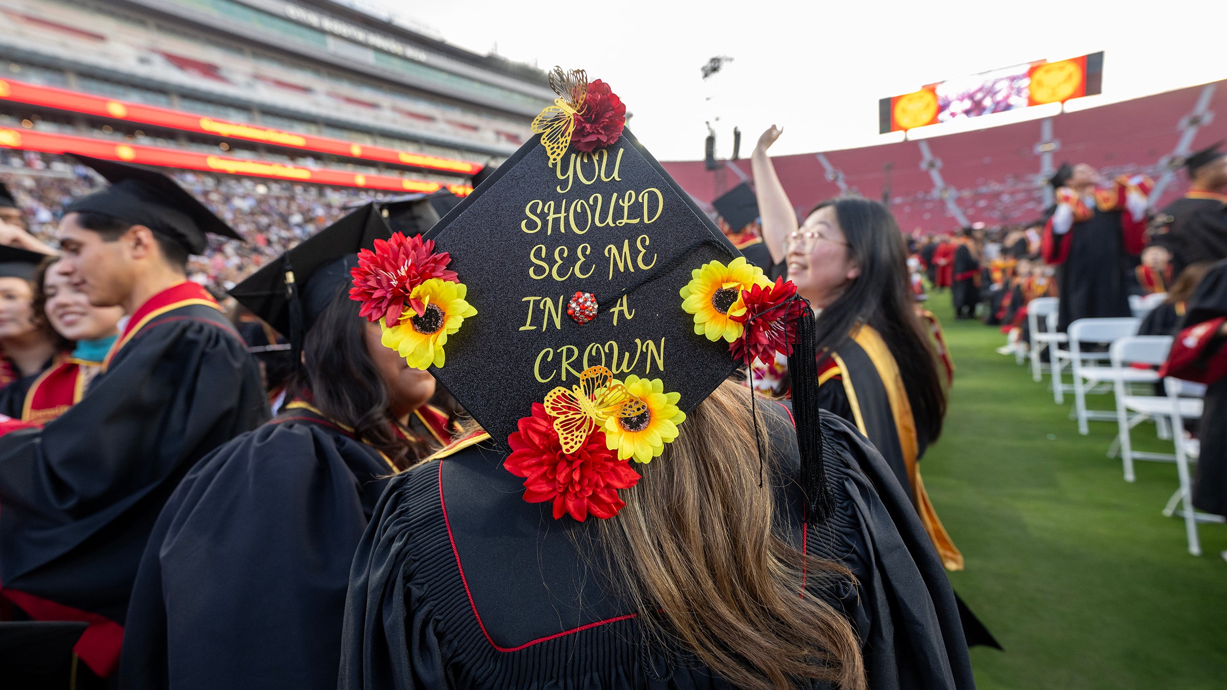 USC 2025 graduation: mortarboard