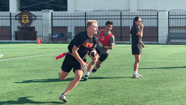 Brian Tinsley, champion of intramural sports