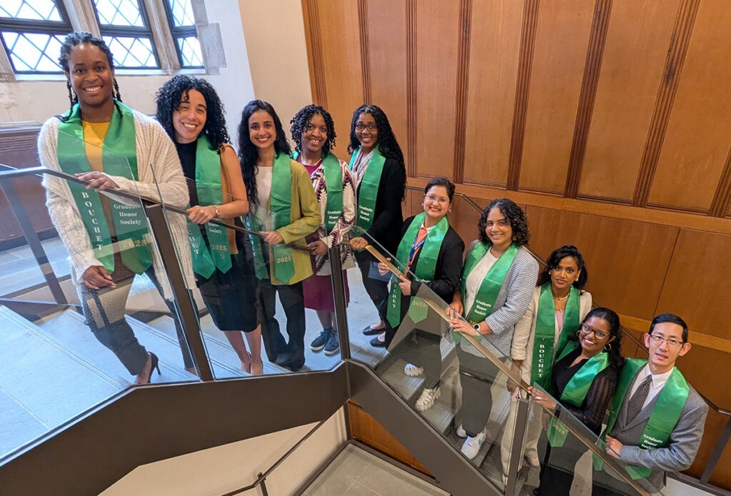 Ten New Members Inducted into the Bouchet Graduate Honor Society