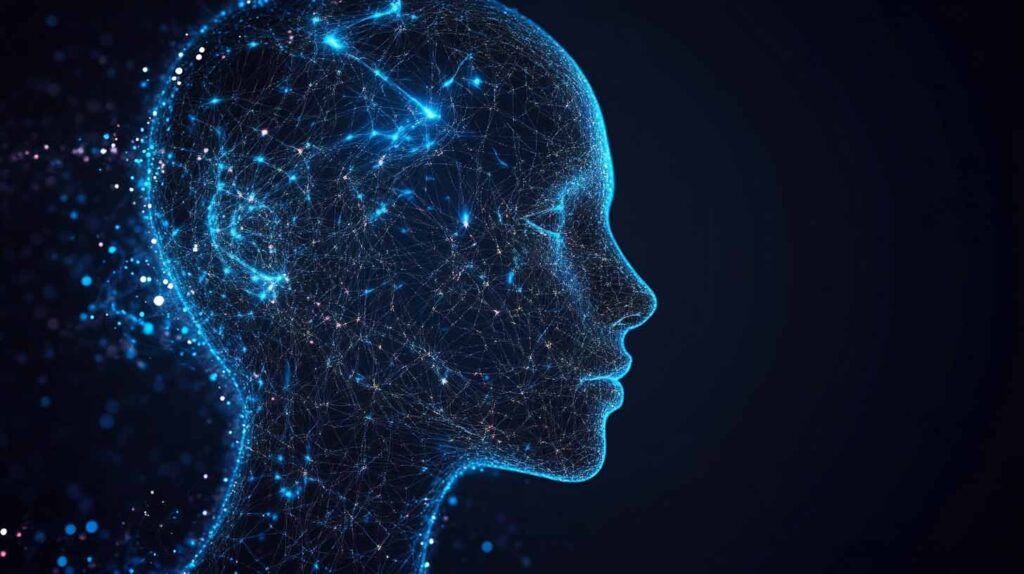 Illustrative concept of AI emotion detection. Image credit: Nicole Smith, created with Midjourney