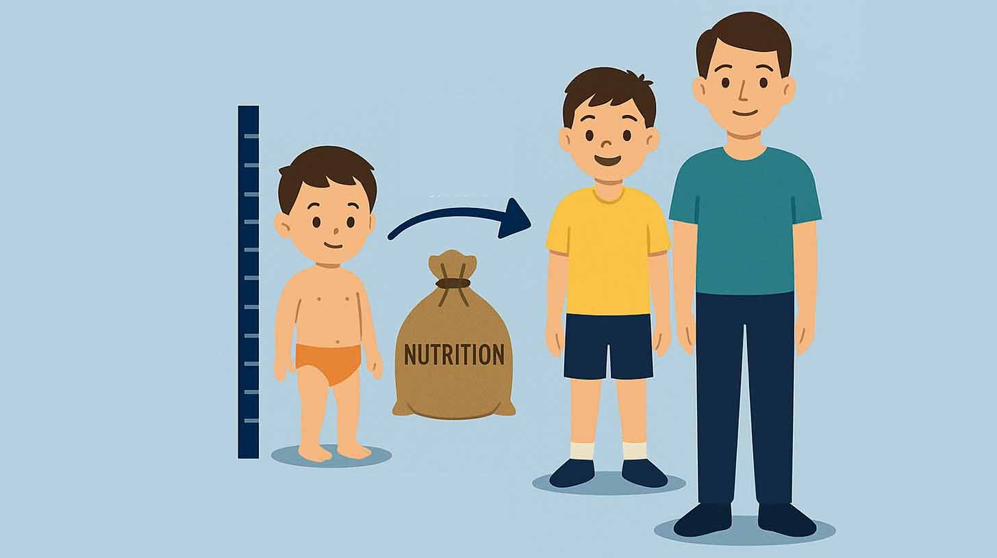 Childhood Weight Gain May Enhance Adult Height Without Raising Obesity Risk