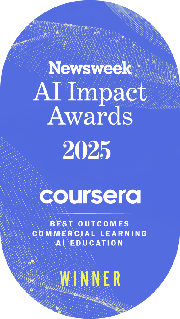 Coursera Coach Earns Newsweek’s AI Impact Award for Transformational Success in Business Education