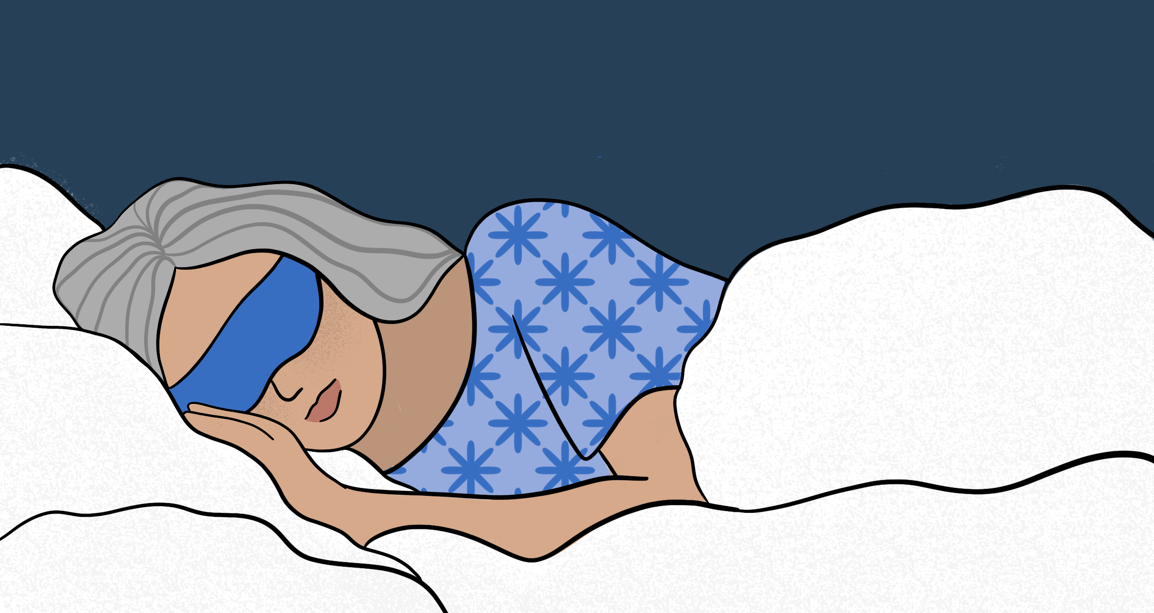 Woman resting.