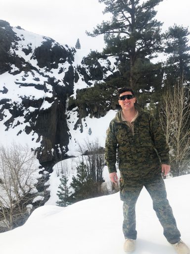 Carlton Wier, a Marine Corps veteran born and raised in Tallahassee, is graduating this semester with a degree in interdisciplinary social science from Florida State University’s College of Social Sciences and Public Policy.