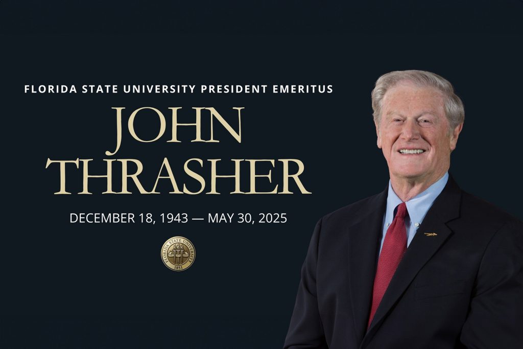 FSU Plans Heartfelt Tribute for President Emeritus John Thrasher