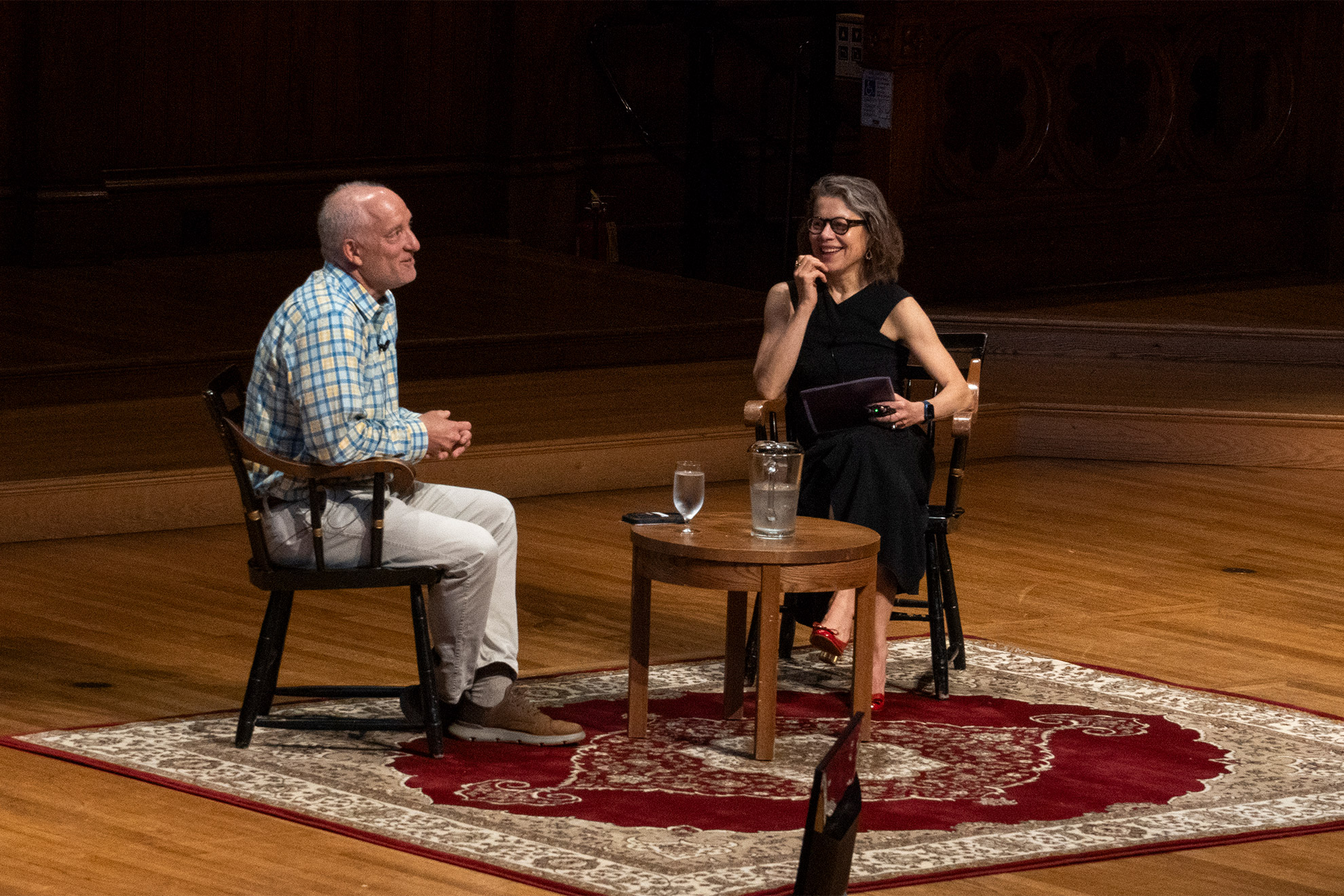 Michael D. Smith and Klara Jelinkova at the IT Summit.