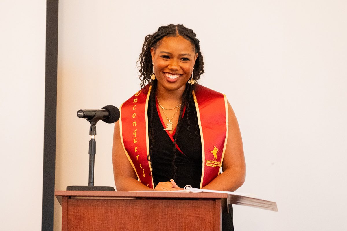 Zahria Moore, a first-generation college graduate from Boca Raton, Florida, is earning her degree in criminology with a minor in African American studies from Florida State University’s College of Criminology and Criminal Justice.