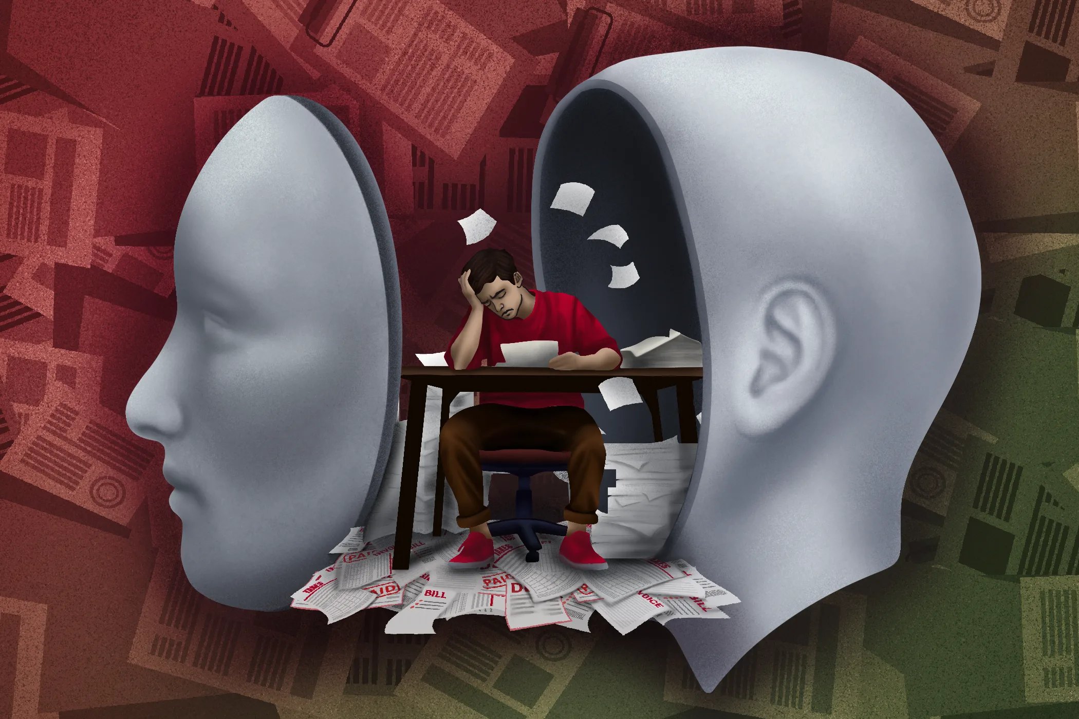 The Mental Toll of Financial Strain