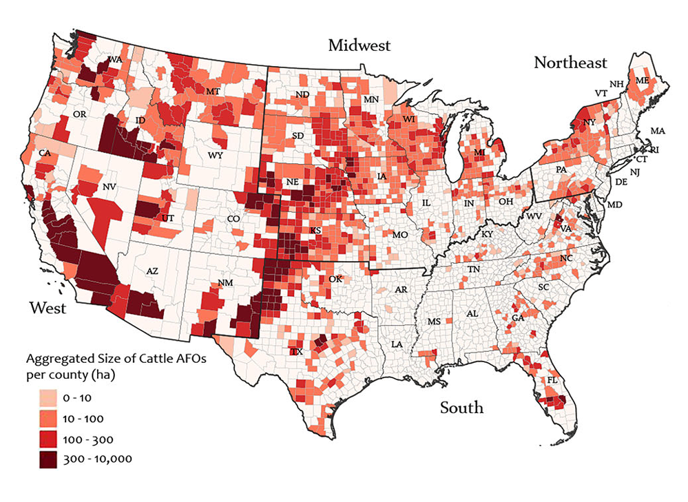 Counties Housing Animal Feeding Operations Face Higher Air Pollution and Lower Health Insurance Rates