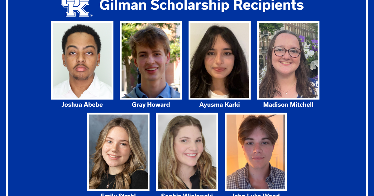 9 UK students earn Gilman Scholarships for education abroad
