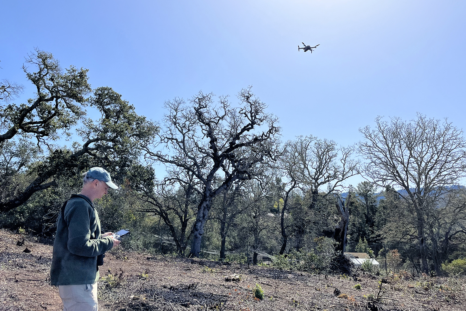Innovative Research Takes Flight at Jasper Ridge with Aerial Imagery