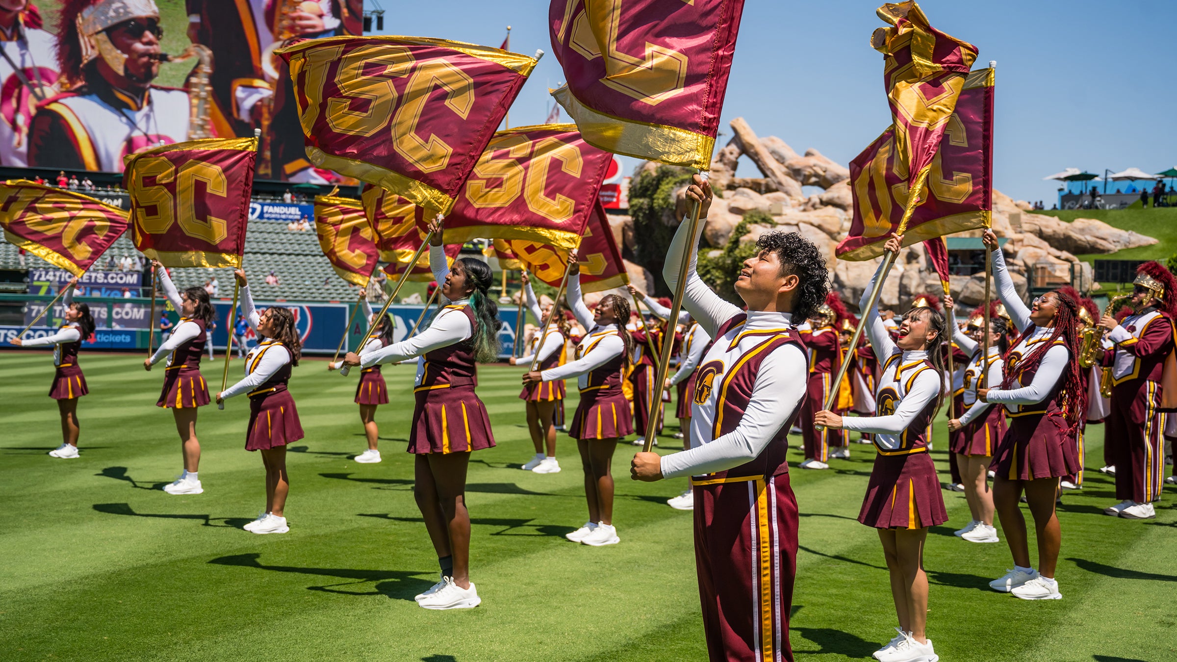 The Vibrant Spirit of Troy Ignites Angel Stadium