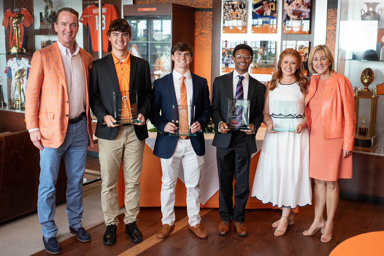 Peyton Manning Honors 2025 Manning Scholars for Outstanding Academic Achievement and Community Impact