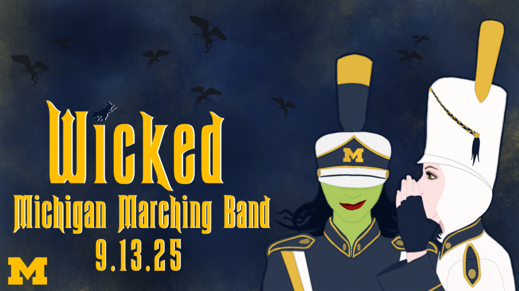 Michigan Marching Band Casts a Spell with ‘Wicked’ at Halftime