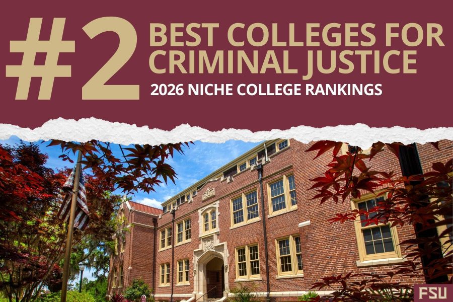 FSU’s Criminology and Criminal Justice Program Secures Impressive No. 2 Spot in Niche Rankings