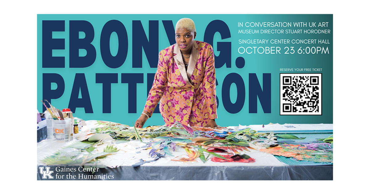 MacArthur Fellow Ebony G. Patterson to open UK Gaines Center’s ‘Origins’ series