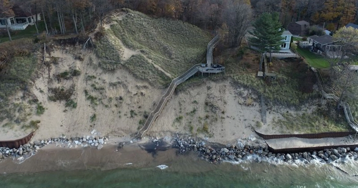 Lake Michigan study shows increase in structures to combat rising water levels