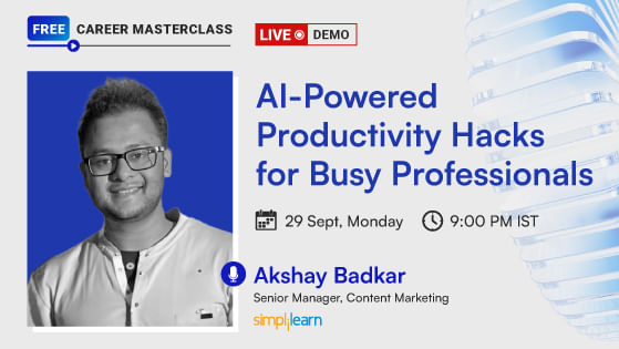 Maximize Your Efficiency: Discover AI-Enhanced Productivity Tips for Busy Professionals – Join Our Webinar on September 29, 2025, at 3:30 PM