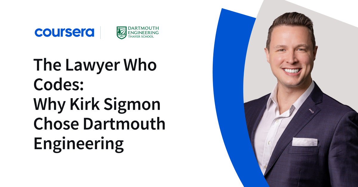 The Coding Attorney: Kirk Sigmon’s Journey to Dartmouth Engineering